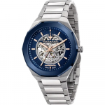 Maserati Stile Blue Roostevabast terasest meeste skelett-automaatkell R8823142004 sinine