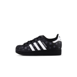 Adidas Originals Superstar 2 Slip Resistant Abrasion Resistant Low top Skateboard Shoes Unisex Black Gray JI0079(Team129-) 35⅔ black