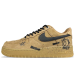 Nike Air Force 1 libisemiskindlad, kulumiskindlad, kerged madalad korvpallijalatsid Unisex nisukollased CJ9179-200(Team40-) 41