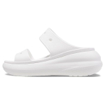 Crocs Unisex Classic Crush Sandaal Valge Platvorm Mugav Libisev 207670-100 41-42 white