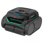 WYBOT C2 juhtmevaba basseinirobot-tolmuimeja, seinte ja veepiiri puhastus, kahekordne puhastusfiltratsioon, maasse paigaldatavate basseinide jaoks kuni 150 m&sup2;, must roheline roheline/must