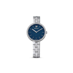 Swarovski Uptown Crystalline Delight K&auml;ekell Kvartsmehhanism Roostevabast terasest rihm Sinine sihver Naiste kellad 5517790 Regular Watch Box,Blue Dial