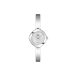 Tissot E-Ting Seeria Kvartsmehhanism Teemantidega Inkrusteeritud Lihtne Elegantne Vabaaja Kell Naiste kellad H&otilde;bedane T113.109.11.036.00 Silver Dial