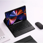 Mi Pad 7 6 5 6s Pro klaviatuurikate Redmi Pad SE 11 Pro 12.1 11.2 12.4 tolli Nahast Flip-kate Puuteplaat hiirega Xiaomi Pad 6 6pro