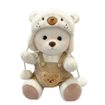 30cm K&auml;sit&ouml;&ouml; kaisukaru pehme m&auml;nguasi Vahetatav riietus Beebi roomamisr&auml;tik T&uuml;druku kaisutav nukk S&otilde;branna kingitus cloth no bear