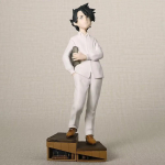 The Promised Neverland Norman Emma Ray 1/8 M&otilde;&otilde;tkavas Seisev Anime Tegevuskuju Kollektsioon Kogutav Karbis Kuju Raamaturiiuli Alusega
