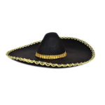 Rannam&uuml;tsid Etniline stiil Sombrero m&uuml;ts Suur p&auml;ikesem&uuml;ts Hingav Mehhiko m&uuml;ts Kokkurullitav &auml;&auml;r T&auml;iskasvanute Mehhiko m&uuml;tsid Kost&uuml;&uuml;mi aksessuaarid black