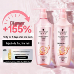 Schwarzkopf Vol&uuml;&uuml;mi andev ja tugevdav &scaron;ampooni ja palsami komplekt 2x400ml