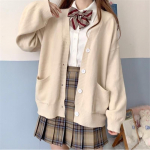 Naiste kampsunid Solid Oversize lahtised silmkoelised kampsunid Student Preppy Sweet Girl armas kudum Uus t&auml;iesti sobiv pehme Basic S