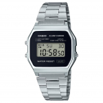 Casio G-Shock Seeria Moodne Mitmek&uuml;lgne Kvartsmehhanism Roostevabast Terasest Rihm Unisex Kellad Must A158WEA-1 Black Dial