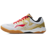 Li-Ning APPR019-1 Meeste Zhan Long (Ma Long) Professionaalsed lauatennisejalatsid Valge/Kuldne 39