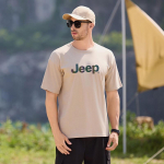 JEEP meeste 100% puuvillane suvine v&auml;lit-s&auml;rk L kaamel