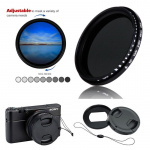 Muudetava tihedusega ND-filter ND2-400 Neutraalse tihedusega ja adapterr&otilde;ngas Objektiivikorgi hoidja Sony RX100 Mark VII VI V VA IV III II I ZV1 Kaamerale For RX100 VII M7