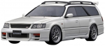 s&uuml;&uuml;tmudel Nissan STAGEA 260RS P&auml;rlvalge valmis toode IG2885 1/18 (WGNC34)