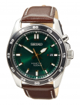 SEIKO KINETIC SKA791P1 Roheline sihverplaat [Seiko] Meeste k&auml;ekell, [Imporditud toode] roheline