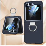 Luksuslik l&auml;bipaistev s&otilde;rmusehoidjaga &uuml;mbris Samsung Galaxy Z Flip 6 5 4 jaoks K&otilde;va &uuml;li&otilde;huke l&auml;bipaistev akr&uuml;&uuml;lkate Samsung Flip6 Flip5 jaoks For Galaxy Z flip 4 must
