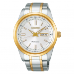 SEIKO SELECTION SARV004 Valmistatud Mehaaniline Automaatne manuaalne Kuup&auml;ev ja P&auml;ev H&otilde;be Kollane Kuld Valge Roostevaba Teras [Seiko Kell] Meeste Kell, Jaapan,