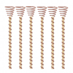 6 tk Elektroloomuse kultuurvaskantenni Pikk Elektroloomuse vaskaiandusantenn taimede ja puuviljade kasvatamiseks (as the picture,6pcs with Shovel)
