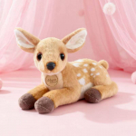 25cm uusim lamav hirve nukk Kawaii pehme pl&uuml;&uuml;sist m&auml;nguasi figuur koomiks anime armas padi laste s&uuml;nnip&auml;evakingitus l&otilde;bus nukk 25cm