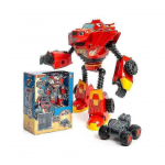 (Punane)Blaze Monster Machines Anime Kuju Multikakujuline Plastikust/sulamist Deformeeritav Auto Tegevuskuju Mudel Laste M&auml;nguasjad Laste S&uuml;nnip&auml;evakingitused - Tegevuskujud