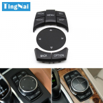 Auto IDRIVE keskkonsooli multimeedial&uuml;liti nupu paranduskomplekt BMW 2 3 5 6 7 X3 X4 X5 seeria F30 F31 F10 F11 F02 F06 F25 F26 jaoks Model A Sticker