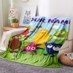 1 tk Kohandatud nimega Babblarna mustriga flanell-tekk Sobib k&otilde;ikideks aastaaegadeks Kodukaunistuseks Soojus ja mugavus Kingitused P&uuml;hadekingitus_xia 130cm x 150cm