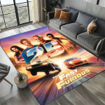 3D-film F-Fast and The F-Furious Vaip Vaipkunst Toa Dekooriks Kodu K&ouml;&ouml;k Magamistuba Diivan Kingitus Lasteala Vaip Libisemisvastane P&otilde;randamatt 120cm x 160cm