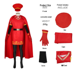 Shrek printsess Fiona roheline Cosplay kleit kost&uuml;&uuml;m L red
