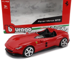 Burago Ferrari Monza Skaalaga Valatud Mudelauto MONZA SP2 2018 Euroopa Piiratud V&auml;ljaanne 1/43 (Punane) [Kasutatud] black