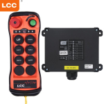 LCC QA600 6 Nupuga T&ouml;&ouml;stuslik Kraana Kaugjuhtimispult Traadita Raadio Kraana L&uuml;litid T&otilde;stuk R&ouml;&ouml;bastee Kraana T&otilde;stuki Kontroller DC 10-30V