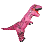 Halloween Tyrannosaurus Rex T&auml;ispuhutav Kost&uuml;&uuml;m Lavaesinemiseks Children 120-150CM roosa punane v&auml;rv