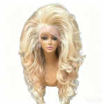 LAMIA Blond HD 13x4 tolli pitsist esiosa parukas L&auml;bipaistev pits Naiste lavakost&uuml;&uuml;m Drag Queen parukas Cosplay'ks ja peoks beige