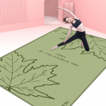 Libisemiskindel l&ouml;&ouml;ki neelav jooga- ja treeningmatt - Eriti pikk ja lai meestele ja naistele 80x120 cm