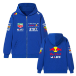 Red Bull F1 Team T&otilde;mblukuga Huppar Verstappen Vormel 1 V&otilde;idus&otilde;idu T&otilde;mblukuga Dressipluus Meestele Naistele Vabaaja Pullover XXL sinine