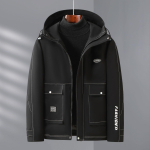 Suures suuruses 10XL meeste talvejope Parka paks soe meeste must mantel Cargo lahtise kapuutsiga &uuml;lem&otilde;&otilde;dulised suured riided XXXL black