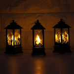 V&auml;ike Halloweeni simulatsiooniga leegi valguse paigutus t&ouml;&ouml;laua kaunistus vintage stiilis rippuv &otilde;lilamp 1