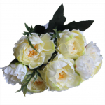 1tk Kunstlilleaed DIY Stage Party Home Pulmafestival K&auml;sit&ouml;&ouml;kaunistus punane