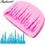 Silikoonvorm J&auml;&auml;purikaj&auml;&auml; Disain Kuju Kook Kaunistus Fondant &Scaron;okolaad k&uuml;psis k&ouml;&ouml;k K&uuml;psetamine roosa