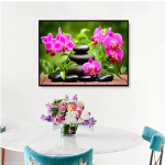 5D DIY Teemantmaaling Lille t&auml;is &uuml;mmargune kivist pilt Tikandid Teemant 20X30