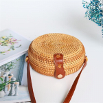 K&auml;sitsi rotangist &otilde;lgedest puhkusereisi naiste &otilde;lakott Vintage stiilis &scaron;ikkad suvekotid 18*7*18cm khaki