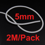 2m k&auml;rbsesidumine silikoonvahtklinder elastsed vahtribad ujuvad valget v&auml;rvi k&auml;rbse sidumismaterjal 1mm 2mm 3mm 4mm 5mm