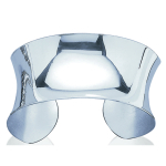 Les Tr&eacute;sors De Lily [D6743] - Bracelet Argent 'Cleopatra' argent&eacute; - 60 mm 28 mm h&otilde;be