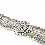 Les Tr&eacute;sors De Lily [D8912] &ndash; disainerk&auml;ev&otilde;ru 'Esmeralda' valge h&otilde;be valge