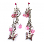 Les Tr&eacute;sors De Lily [J7112] &ndash; punased liblikate disainiga k&otilde;rvar&otilde;ngad punane