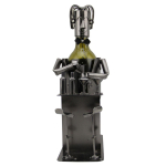 Les Tr&eacute;sors De Lily [R0575] -  Metallist skulptuur  baarmeni pudelihoidja - 35x9 cm hall