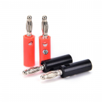 10 tk/komplekt Kaasaskantav banaanipistik Banaanipistiku pistikud &Uuml;ldised 4 mm nikeldatud