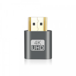 HDMI-&uuml;hilduv virtuaalekraani adapter 4K DDC EDID n&auml;ivpistikuga kuvaemulaatori petmisadapteri tugi 1920x1080P Bitcoi kaevandamiseks