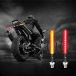 Mootorratta LED suunatuled Mootorratta suunatuled Numbrim&auml;rk DRL Moto vilkur Sabapiduri pirnid Valge kollane punane kollane/punane