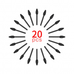 BOSTO 20 tk asendusotstega pliiatsiotsad, mis &uuml;hilduvad k&otilde;igi BOSTO graafikamonitori joonistahvlitega Battery Stylus must