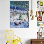 Teemanttikandid 5D DIY Teemantmaal Maastik Rhinestone Art Ristpistes Mosaiik Kodukaunistus Full Round 20X30CM